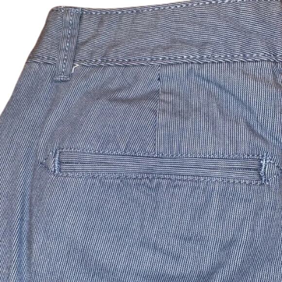 Banana Republic Girlfriend Fit Rolled Cuff Striped Chinos Size 6 - Picture 4 of 4